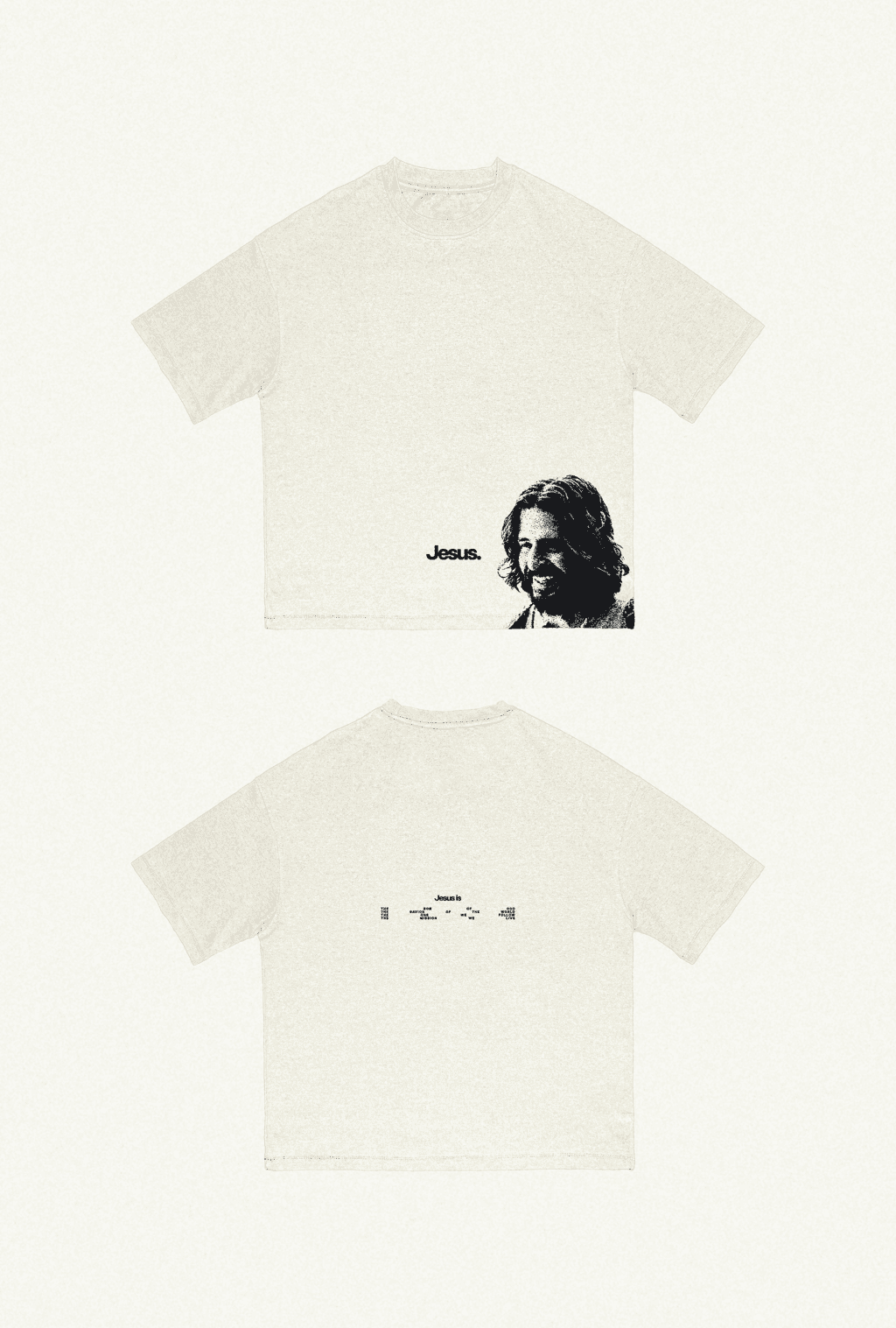 T-shirt Jesus Face | Off White